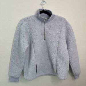 Cozy Lavendar Sherpa Pullover